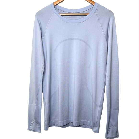 Lululemon Swiftly Tech Long Sleeve Shirt Cool Breeze Thumbholes Women's Size 10 - Picture 4 of 9